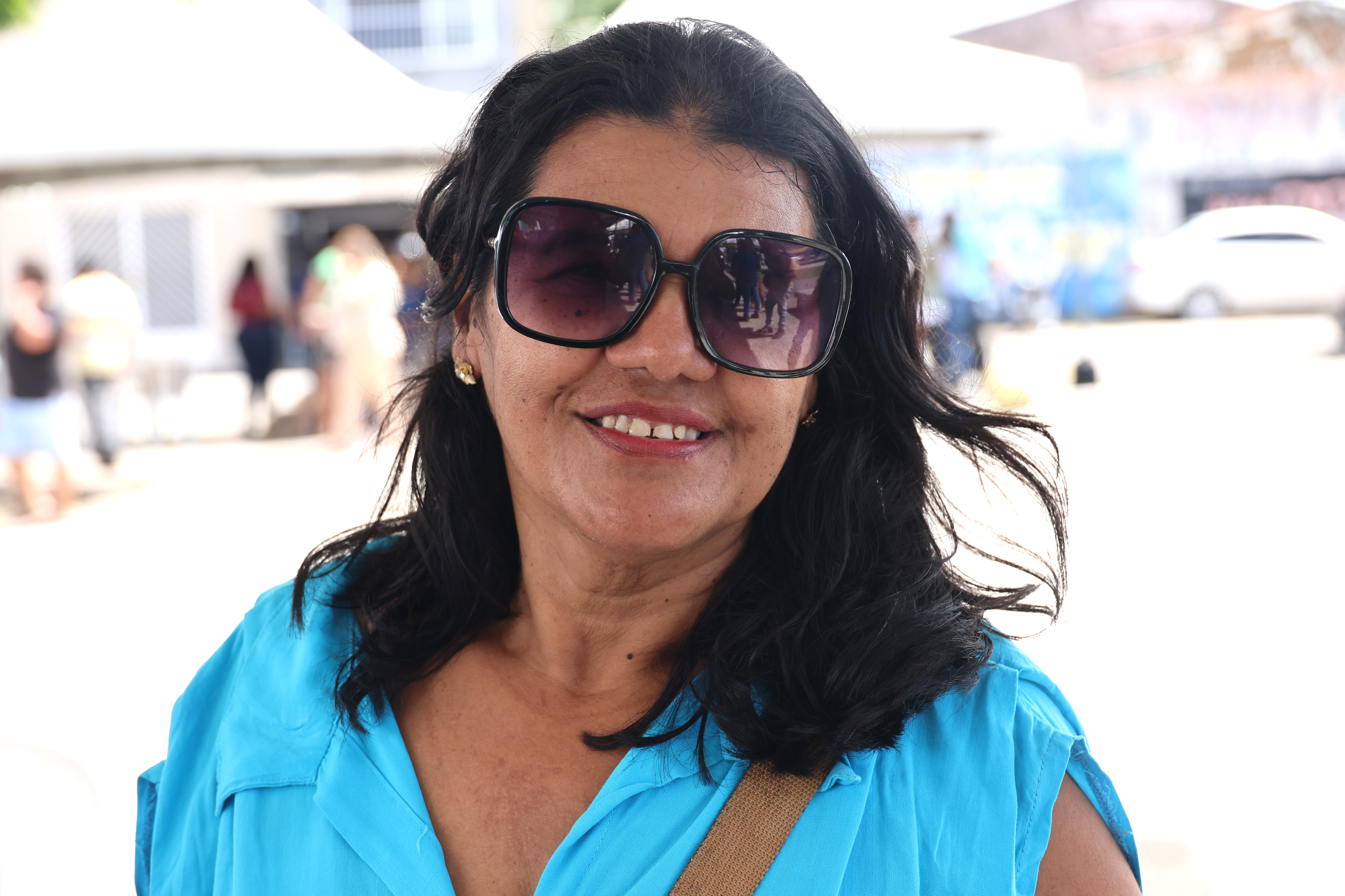 Ebervenha posa para a foto